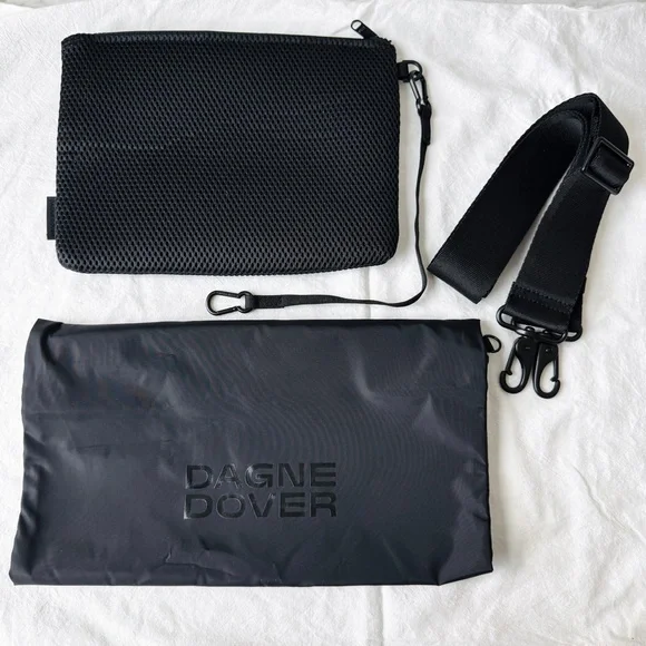 Dagne Dover Landon Carryall Extra Large Duffel Bag in Onyx Air Mesh - Picture 7 of 16